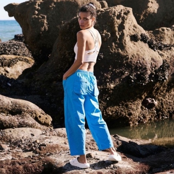 FP MOVEMENT by FREE PEOPLE Fly by Night Pant in Riviera Blue - Picture 3 of 11